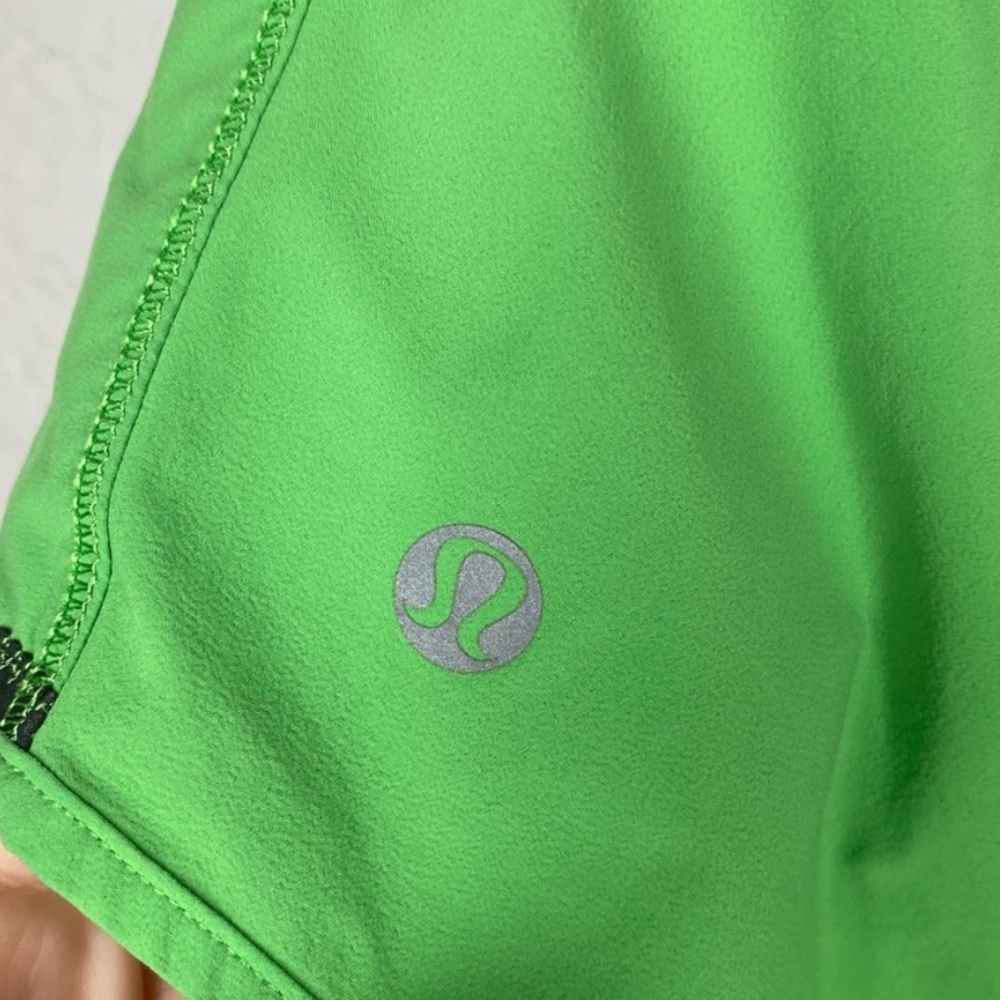 Lululemon Run Pace Solid Green Crossover Front Sh… - image 7